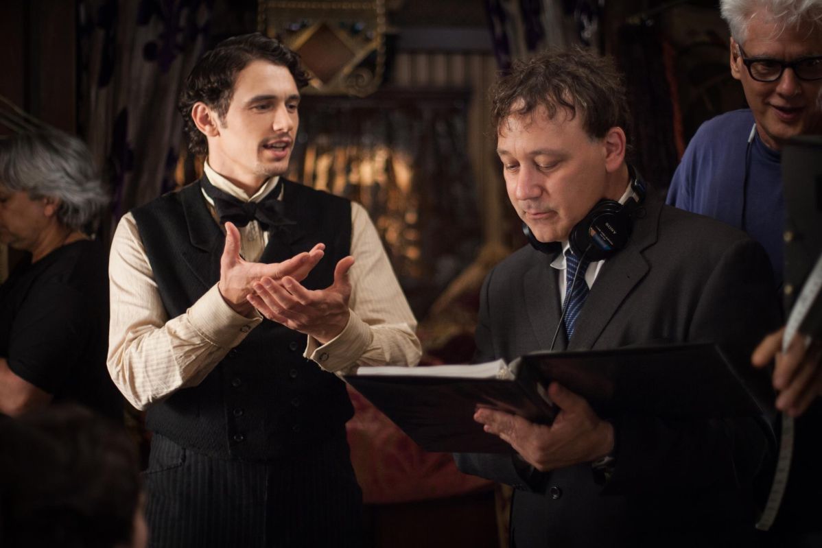 Sam Raimi and James Franco.