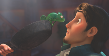 Flynn Rider and Pascal