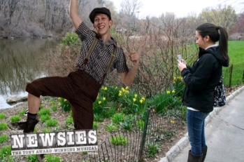 Newsies Central Park Newsies Photo Booth 9