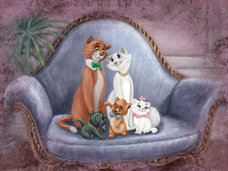 Aristocats Development Art