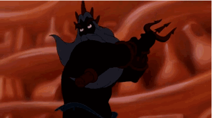 King Triton in The Little Mermaid